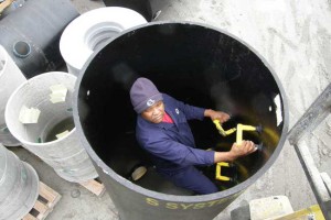 efficient and robust manholes by S Systems 1500 dia sewer manhole